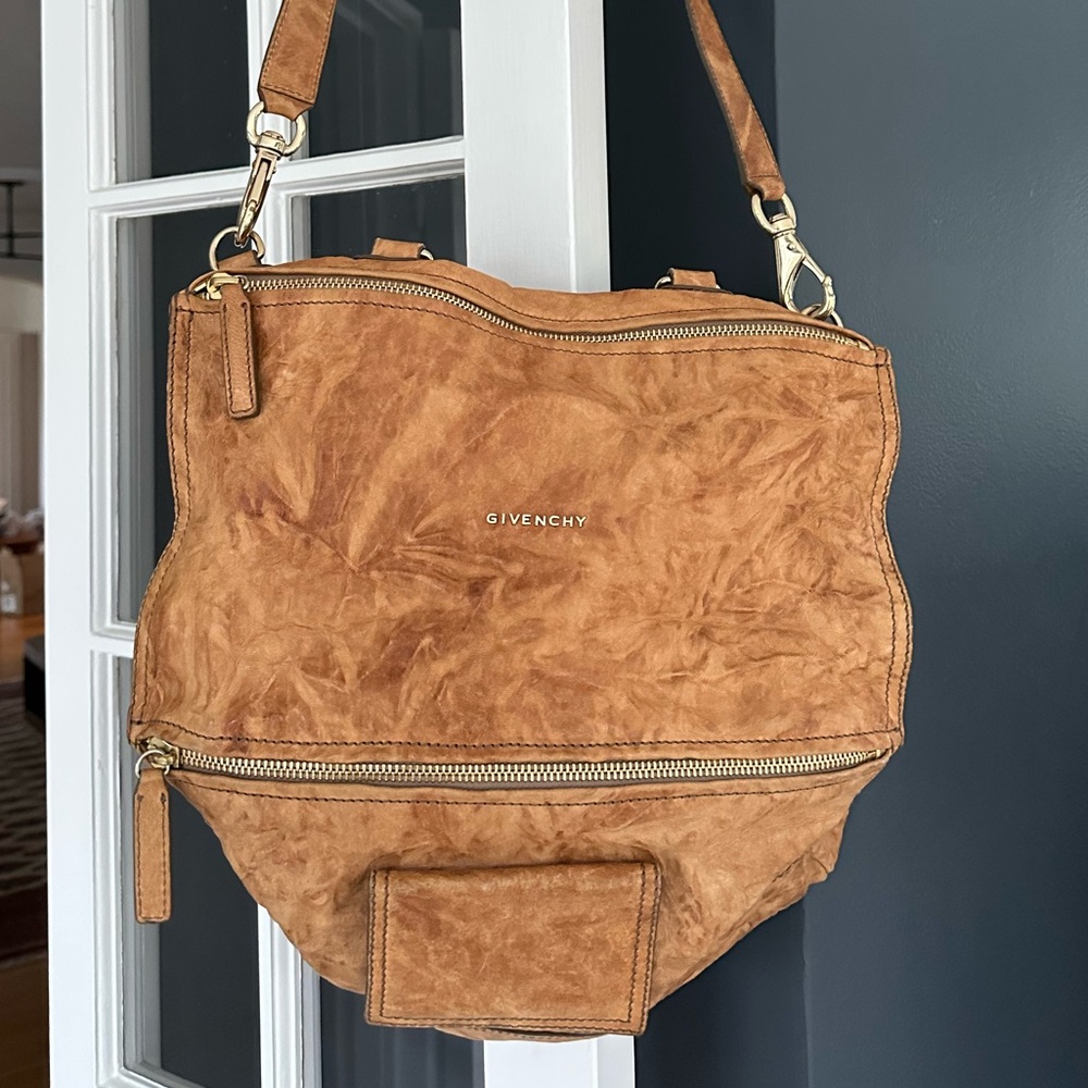 Wrinkled Sheepskin Large Pandora Bag - Picture 5 of 11